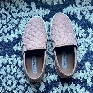 Steve Madden Women's Quilted Slip-On Sneakers - Blush